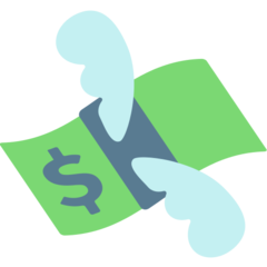 Mozilla money with wings emoji image