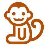 Docomo monkey emoji image