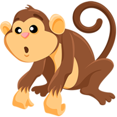 Facebook Messenger monkey emoji image