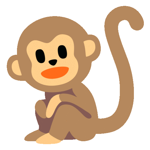 Noto Emoji Animation monkey emoji image