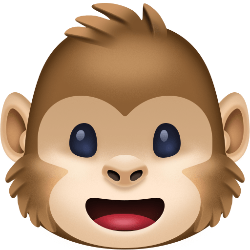 Facebook monkey face emoji image