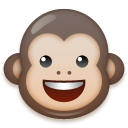 LG monkey face emoji image