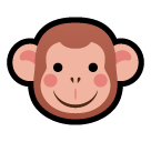 SoftBank monkey face emoji image