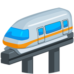 Facebook Messenger monorail emoji image
