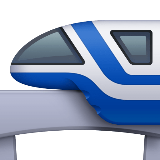 Facebook monorail emoji image
