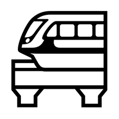 Noto Emoji Font monorail emoji image