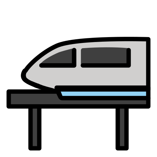 Openmoji monorail emoji image