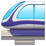 Whatsapp monorail emoji image
