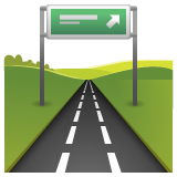 Whatsapp motorway emoji image
