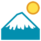 HTC mount fuji emoji image