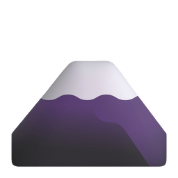 Microsoft Teams mount fuji emoji image