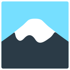 Mozilla mount fuji emoji image