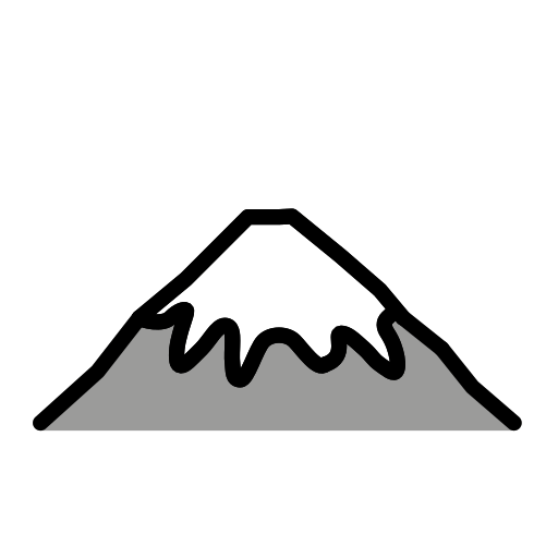 Openmoji mount fuji emoji image