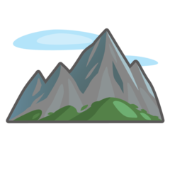 Emojidex mountain emoji image