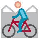 HTC mountain bicyclist emoji image