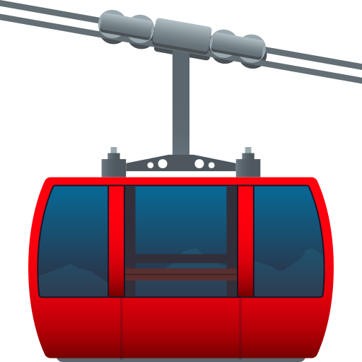 JoyPixels mountain cableway emoji image