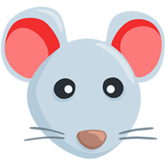 Facebook Messenger mouse face emoji image