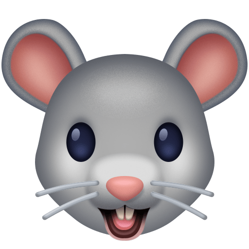 Facebook mouse face emoji image