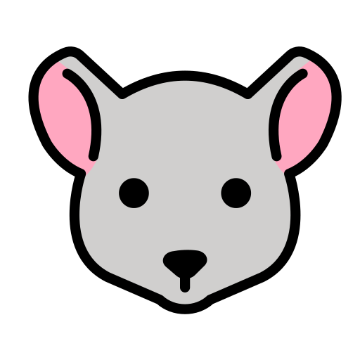 Openmoji mouse face emoji image