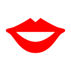 au by KDDI mouth emoji image