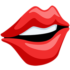 Facebook Messenger mouth emoji image
