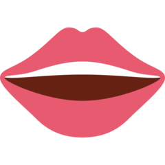 Twitter mouth emoji image