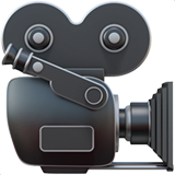 IOS/Apple movie camera emoji image