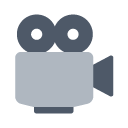 Toss movie camera emoji image