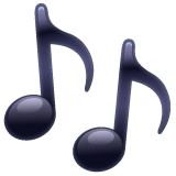 Whatsapp multiple musical notes emoji image