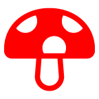 au by KDDI mushroom emoji image