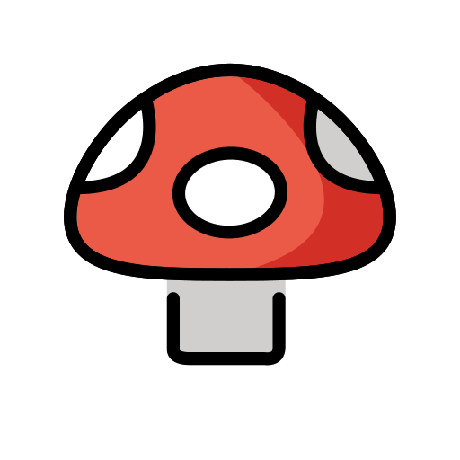 Openmoji mushroom emoji image
