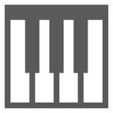 Docomo musical keyboard emoji image