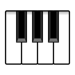 Emojidex musical keyboard emoji image