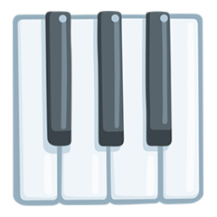 Facebook Messenger musical keyboard emoji image
