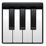 IOS/Apple musical keyboard emoji image
