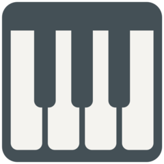 Mozilla musical keyboard emoji image