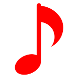 Docomo musical note emoji image