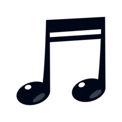 Emojidex musical note emoji image