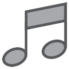 HTC musical note emoji image