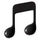 Huawei musical note emoji image