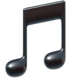 IOS/Apple musical note emoji image