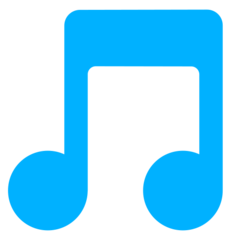 Mozilla musical note emoji image