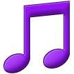 Samsung musical note emoji image