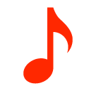 SoftBank musical note emoji image