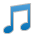Sony Playstation musical note emoji image
