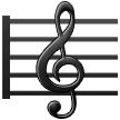 Samsung musical score emoji image