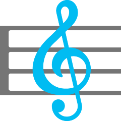 Skype musical score emoji image