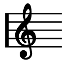 SoftBank musical score emoji image