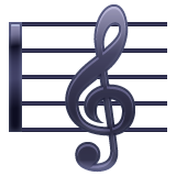Whatsapp musical score emoji image