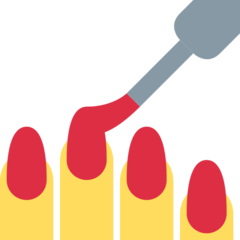 Twitter nail polish emoji image